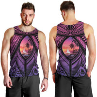 Guam Chamorro Artsy Men Tank Top Guahan Sunset Beach