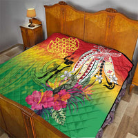 Vanuatu 45th Anniversary Quilt Polynesian with Sand Drawing Pattern