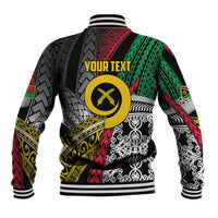 Vanuatu Proud to be Ni-van Personalised Baseball Jacket with Mutis En Atan Patterns