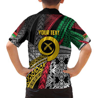 Vanuatu Proud to be Ni-van Personalised Family Matching Off Shoulder Maxi Dress and Hawaiian Shirt with Mutis En Atan Patterns