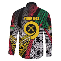 Vanuatu Proud to be Ni-van Personalised Family Matching Short Sleeve Bodycon Dress and Hawaiian Shirt with Mutis En Atan Patterns