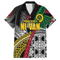 Vanuatu Proud to be Ni-van Personalised Family Matching Summer Maxi Dress and Hawaiian Shirt with Mutis En Atan Patterns