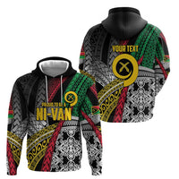 Vanuatu Proud to be Ni-van Personalised Hoodie with Mutis En Atan Patterns
