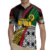 Vanuatu Proud to be Ni-van Personalised Rugby Jersey with Mutis En Atan Patterns