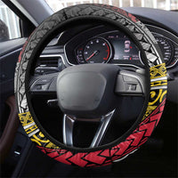Vanuatu Proud to be Ni-van Steering Wheel Cover with Mutis En Atan Patterns