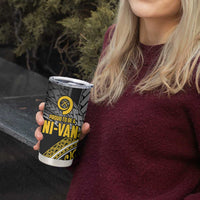 Vanuatu Proud to be Ni-van Personalised Tumbler Cup with Mutis En Atan Patterns LT9 - Polynesian Pride