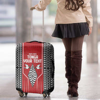 Custom Tonga Rugby Luggage Cover Mate Maa Kupesi Style