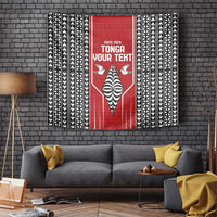 Custom Tonga Rugby Tapestry Mate Maa Kupesi Style