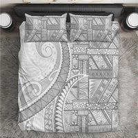 Tonga White Sunday Bedding Set Lotu Tamaiti Ngatu Tribal - Polynesian Pride