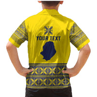 Niue Crab Personalised Family Matching Mermaid Dress and Hawaiian Shirt Niuean Hiapo Pattern - Polynesian Pride