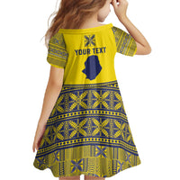 Niue Crab Personalised Family Matching Tank Maxi Dress and Hawaiian Shirt Niuean Hiapo Pattern - Polynesian Pride