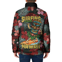 Hawaii Tiki Surfing Padded Jacket Mele Kalikimaka i Iulai!