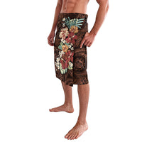 Kanoa Hawai'i Hibiscus Lavalava Polynesian Tribal Tattoo Pattern Floral Elements