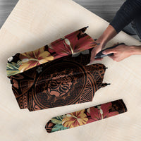 Kanoa Hawai'i Hibiscus Umbrella Polynesian Tribal Tattoo Pattern Floral Elements