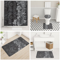 Pauli Hawai'i Hibiscus Bathroom Set Polynesian Tribal Tattoo Pattern Floral Elements