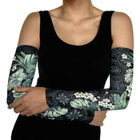 Pauliuli Hawai'i Hibiscus Arm Sleeves Polynesian Tribal Tattoo Pattern Floral Elements