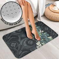 Pauliuli Hawai'i Hibiscus Bathroom Set Polynesian Tribal Tattoo Pattern Floral Elements