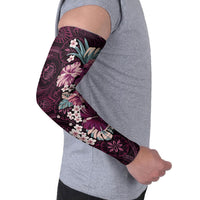 Poni Mama Hawai'i Hibiscus Arm Sleeves Polynesian Tribal Tattoo Pattern Floral Elements