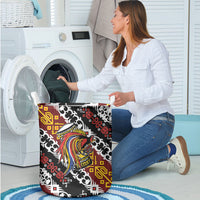 Papua New Guinea Bird Drum Laundry Basket Papuan Batik Motif