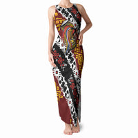 Personalised Papua New Guinea Bird Drum Tank Maxi Dress Papuan Batik Motif