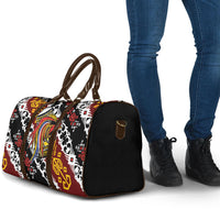 Papua New Guinea Bird Drum Travel Bag Papuan Batik Motif