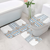 Papua New Guinea Bird Ethnic Bathroom Set Papuan Batik Inspired Pattern
