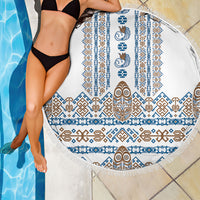 Papua New Guinea Bird Ethnic Beach Blanket Papuan Batik Inspired Pattern