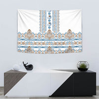 Papua New Guinea Bird Ethnic Tapestry Papuan Batik Inspired Pattern