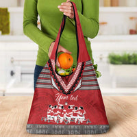 Personalised Tonga Rugby Pacific Grocery Bag Ikale Tahi Sipi Tau