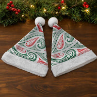 New Zealand Kowhaiwhai Christmas Santa Hat Traditional Maori Koru Pattern - Polynesian Pride