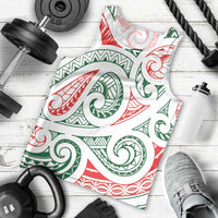 New Zealand Kowhaiwhai Christmas Men Tank Top Traditional Maori Koru Pattern - Polynesian Pride
