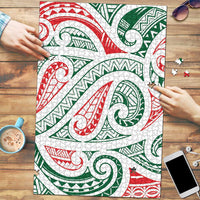 New Zealand Kowhaiwhai Christmas Puzzle Traditional Maori Koru Pattern - Polynesian Pride