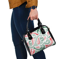 New Zealand Kowhaiwhai Christmas Shoulder Handbag Traditional Maori Koru Pattern - Polynesian Pride