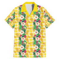 Hawaiian Palaka Family Matching Mermaid Dress and Hawaiian Shirt Hibiscus Pineapple Lei - Polynesian Pride