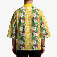 Hawaiian Palaka Kimono Hibiscus Pineapple Lei LT9 - Polynesian Pride