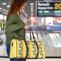 Hawaiian Palaka Travel Bag Hibiscus Pineapple Lei LT9 - Polynesian Pride
