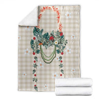 Brown Hawaiian Palaka Blanket Kukui Nut Money Lei - Polynesian Pride