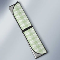 Sage Green Hawaiian Palaka Auto Sun Shade Kukui Nut Money Lei - Polynesian Pride