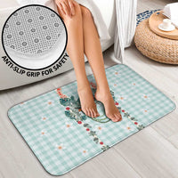 Turquoise Hawaiian Palaka Bathroom Set Kukui Nut Money Lei - Polynesian Pride