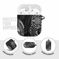 Polynesian Turtle Tribal Tattoo AirPods Case Black Style - Polynesian Pride