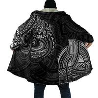 Polynesian Turtle Tribal Tattoo Cloak Black Style - Polynesian Pride