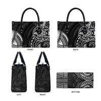 Polynesian Turtle Tribal Tattoo Leather Bag Black Style - Polynesian Pride
