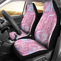 Japanese Koi Fish Car Seat Cover Pink Wagara Palaka Honohono Pikake Lei LT9 - Polynesian Pride