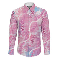 Japanese Koi Fish Family Matching Short Sleeve Bodycon Dress and Hawaiian Shirt Pink Wagara Palaka Honohono Pikake Lei