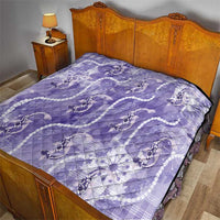 Japanese Koi Fish Quilt Purple Wagara Palaka Honohono Pikake Lei LT9 - Polynesian Pride