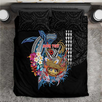 Personalized Japanese Koi Fish Ramen Bedding Set Aloha Shark Kakau Pattern