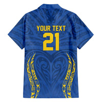 Custom Oceania Football Solomon Kings Family Matching Tank Maxi Dress and Hawaiian Shirt Polynesian Tribal Pattern LT9 - Polynesian Pride