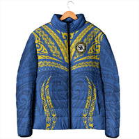 Custom Oceania Football Solomon Kings Padded Jacket Polynesian Tribal Pattern LT9 - Polynesian Pride