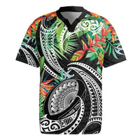 Polynesian Pacific Rugby Tribal Rugby Jersey Tropical Vibe