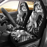 Aloha Black Tribal Honu Tattoo Car Seat Cover